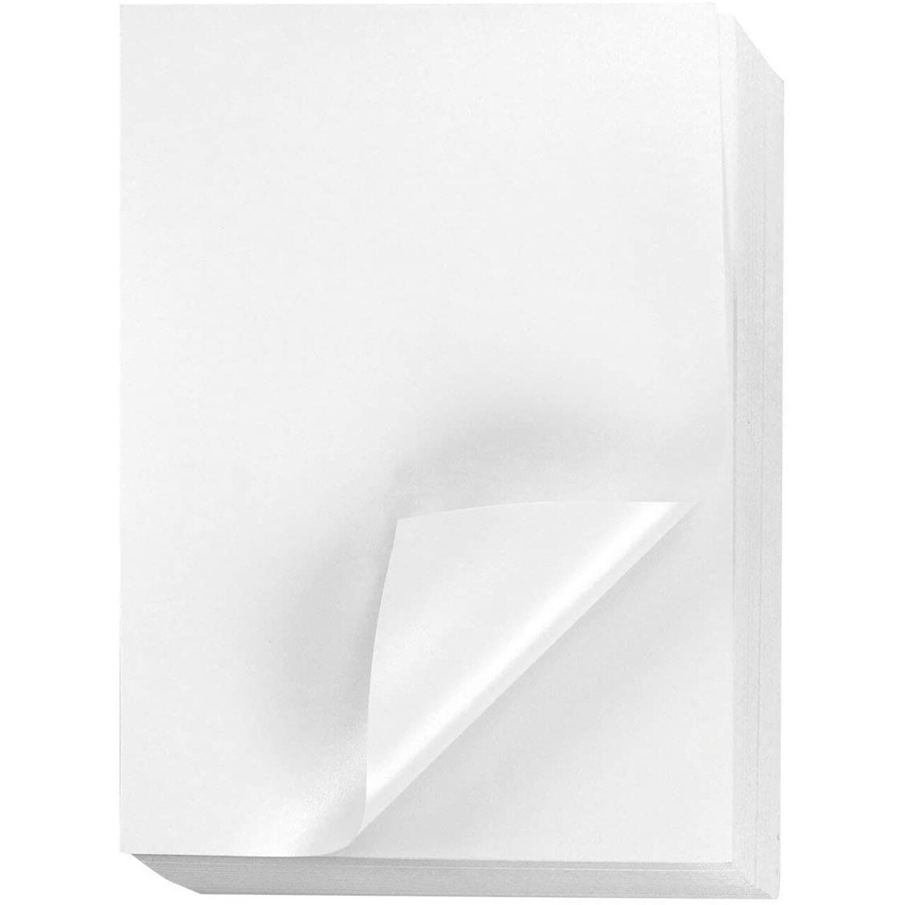 96 Sheets White Metallic Shimmer Paper for Printer, Letter Size
